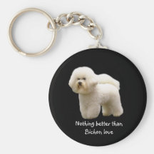 Bichon  Frise Keychain
