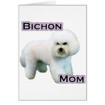 Bichon Frise Mom 4 Greeting Cards