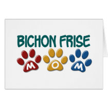 BICHON FRISE MOM Paw Print