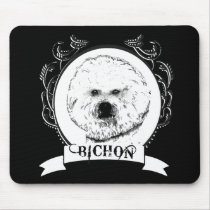 BICHON FRISE MOUSEPADS
