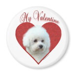 Bichon Frise My Valentine - Magnet