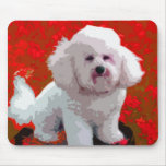 Bichon Frise Pop Art Mousepad