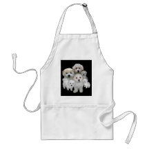 Bichon Frise Puppies Apron