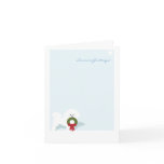 Bichon Frise Seasons Greetings Notecard