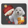 Bichon Frise Share A Beer Products Mouse Pad