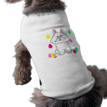 Bichon Frise Somebunny Loves Me Dog Tshirt