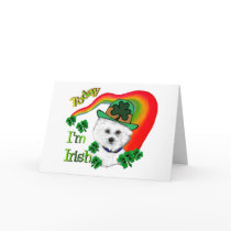 Bichon Frise St. Patrick's Day Cards