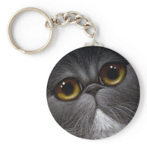 BICOLOR PERSIAN CAT Keychain