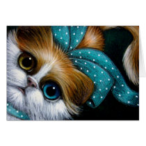 BICOLOR PERSIAN CAT YOUR GIFT Card