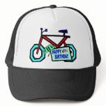 Bicycle 4th Birthday Gifts Mesh Hats