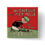 Bicycle Adventures of Piet Pelle Buttons
