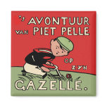 Bicycle Adventures of Piet Pelle magnets