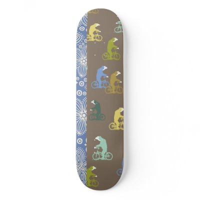 Bicycle Bears Skateboard by bunburystump