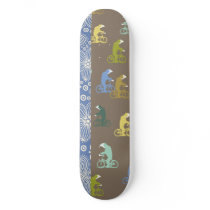 Bicycle Bears Skateboard