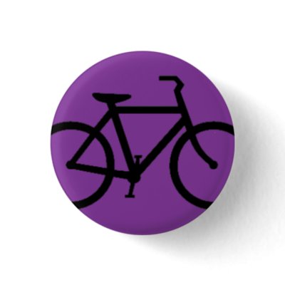 Bicycle: Black on Purple Pins by sk2id3oo
