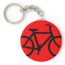 Bicycle: Black on Red Key Chains