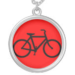 Bicycle: Black on Red Jewelry