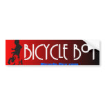 Bicycle Boy Bumper Sticker