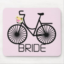 Bicycle Bride Tshirts and Gifts Mouse Mat
