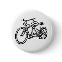 Bicycle built for 2 (antique schwinn tandem) bike buttons