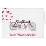Bicycle Built for Two Valentine's Day Card