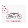 Bicycle Built for Two Valentine's Day Postcard