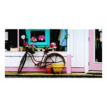 Bicycle by Antique Shop Customised Photo Card
