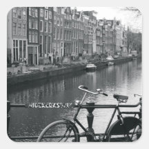 Bicycle by Canal Sticker