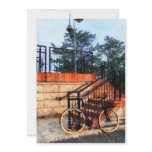Bicycle by Train Station Personalized Announcement
