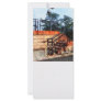 Bicycle by Train Station Custom Rack Card