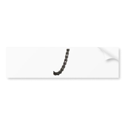 Bicycle chain bumper stickers by joxxxxjo