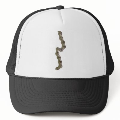 Bicycle chain mesh hats by joxxxxjo