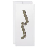 Bicycle chain rack cards