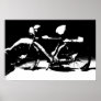 Bicycle close-up graphic poster