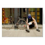 Bicycle Courier Messenger Cycle Bicycling Cycling Card