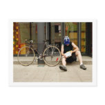 Bicycle Courier Messenger Cycle Bicycling Cycling postcards