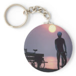 Bicycle Cycle Bicycling Cycling Quebec Canada Key Chain