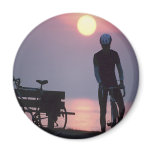 Bicycle Cycle Bicycling Cycling Quebec Canada Magnets