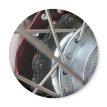 Bicycle Cycle Bicycling Cycling Rear Wheel Spokes Refrigerator Magnets