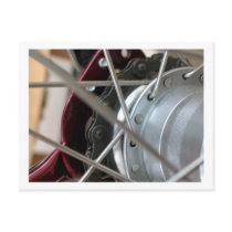 Bicycle Cycle Bicycling Cycling Rear Wheel Spokes Post Card