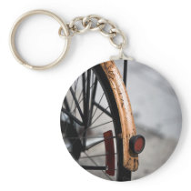 Bicycle Cycle Bicycling Cycling Rusted Bike Keychain