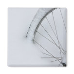 Bicycle Cycle Bicycling Cycling Snow Ice Refrigerator Magnet
