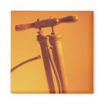 Bicycle Cycle Bicycling Cycling Vintage Tire Pump Magnet