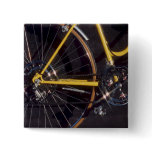 Bicycle Cycle Bicycling Cycling Yellow Bike Frame Buttons