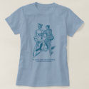 "Bicycle Date" Women's Tee - Baby Blue t-shirts