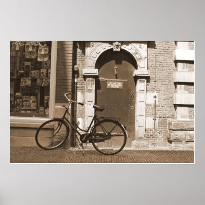Bicycle in Holland Poster by bohemedude