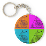 Bicycle keychains