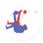 bicycle kick icon sticker