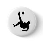 bicycle kick soccer player pin
