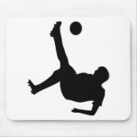 bicycle kick soccer player mousepads
